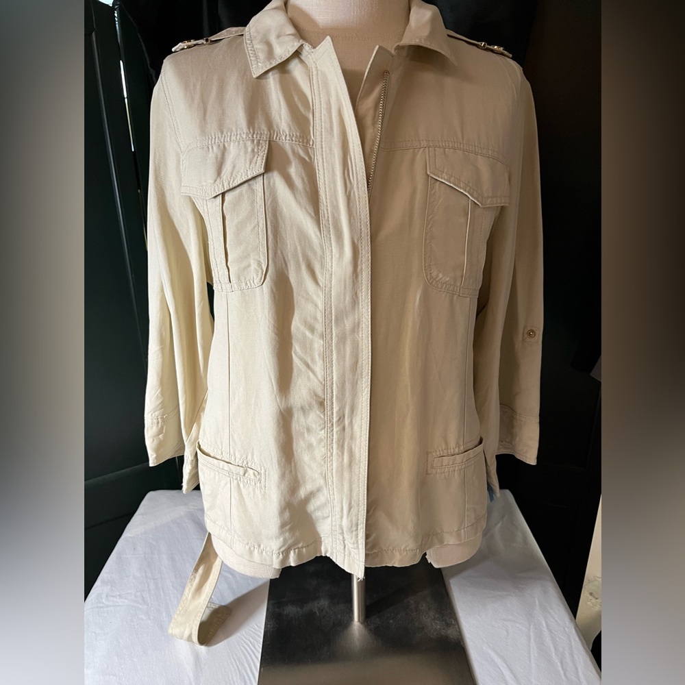 Women's Cream Jacket Chicos Size 3